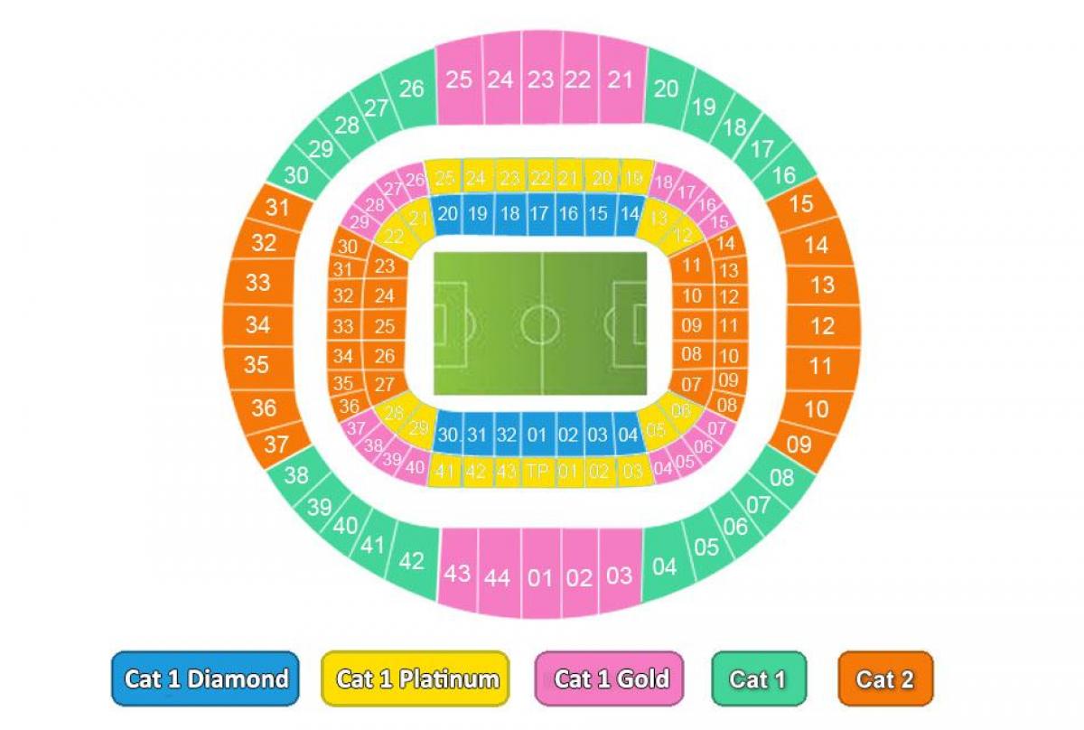 карта Бенфика стадион
