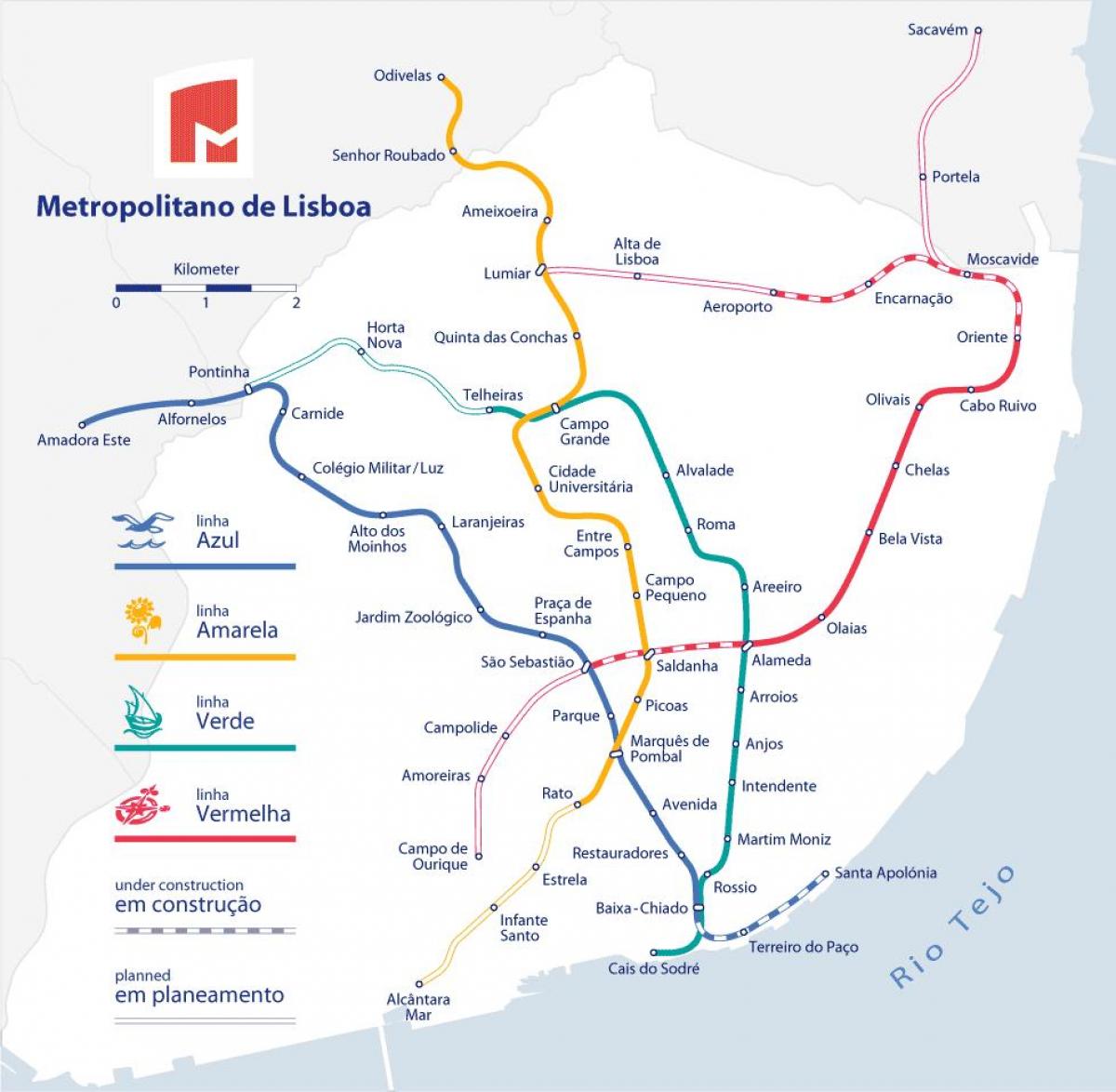 Лиссабон железнодорожные вокзалы карте