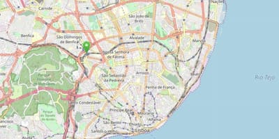 Карта Лиссабона автовокзал сете Риос 