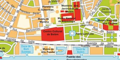 Карта Белен Лиссабон