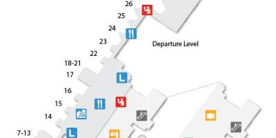 Карта Лиссабон аэропорт терминал 1